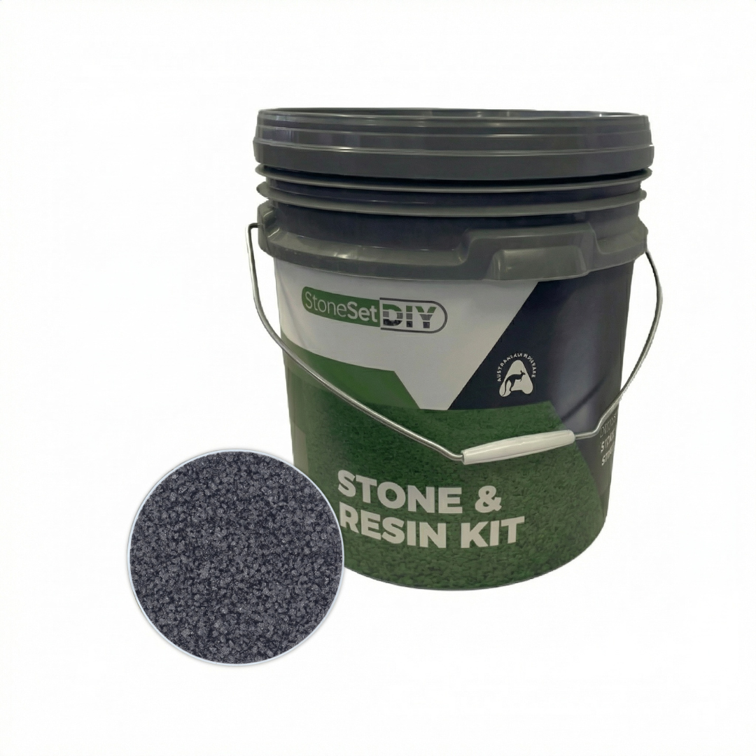 Pitch Black Stone & Resin DIY Kit (3mm)