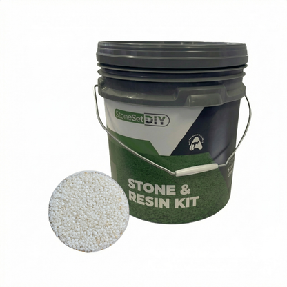 Royal White Stone &amp; Resin DIY Kit (4mm)