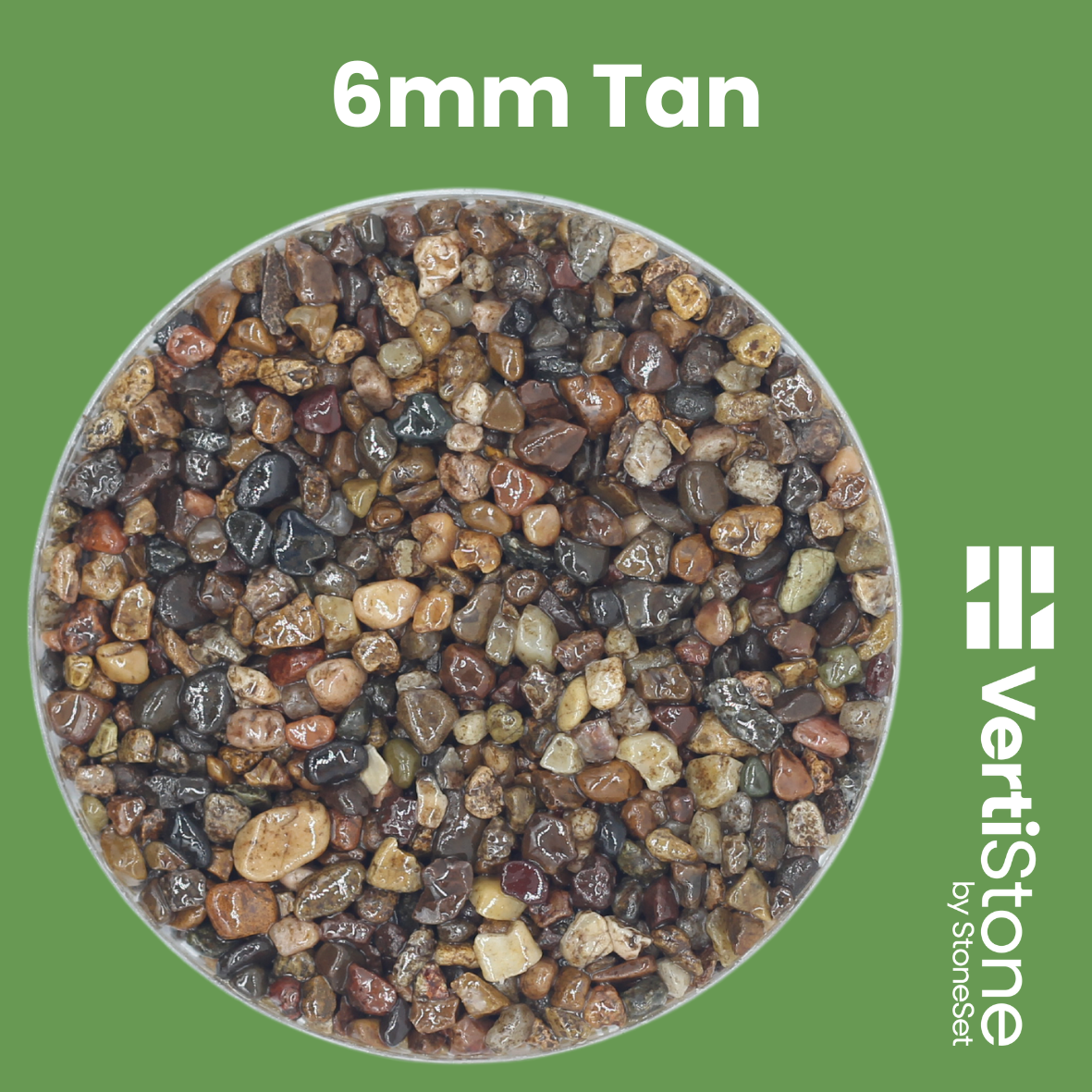 Tan Vertical Pebble Binder Kit (6mm)