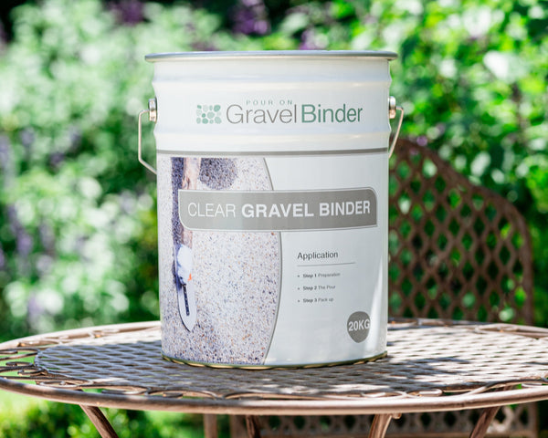 Clear Resin Gravel Binder (20kg) Approx. 10m2 coverage