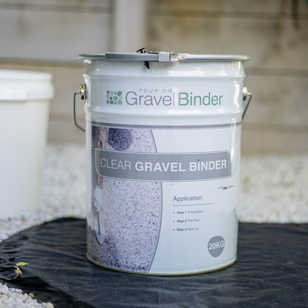 Clear Resin Gravel Binder (20kg) Approx. 10m2 coverage