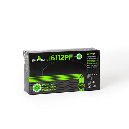 Biodegradable Nitrile Black Gloves